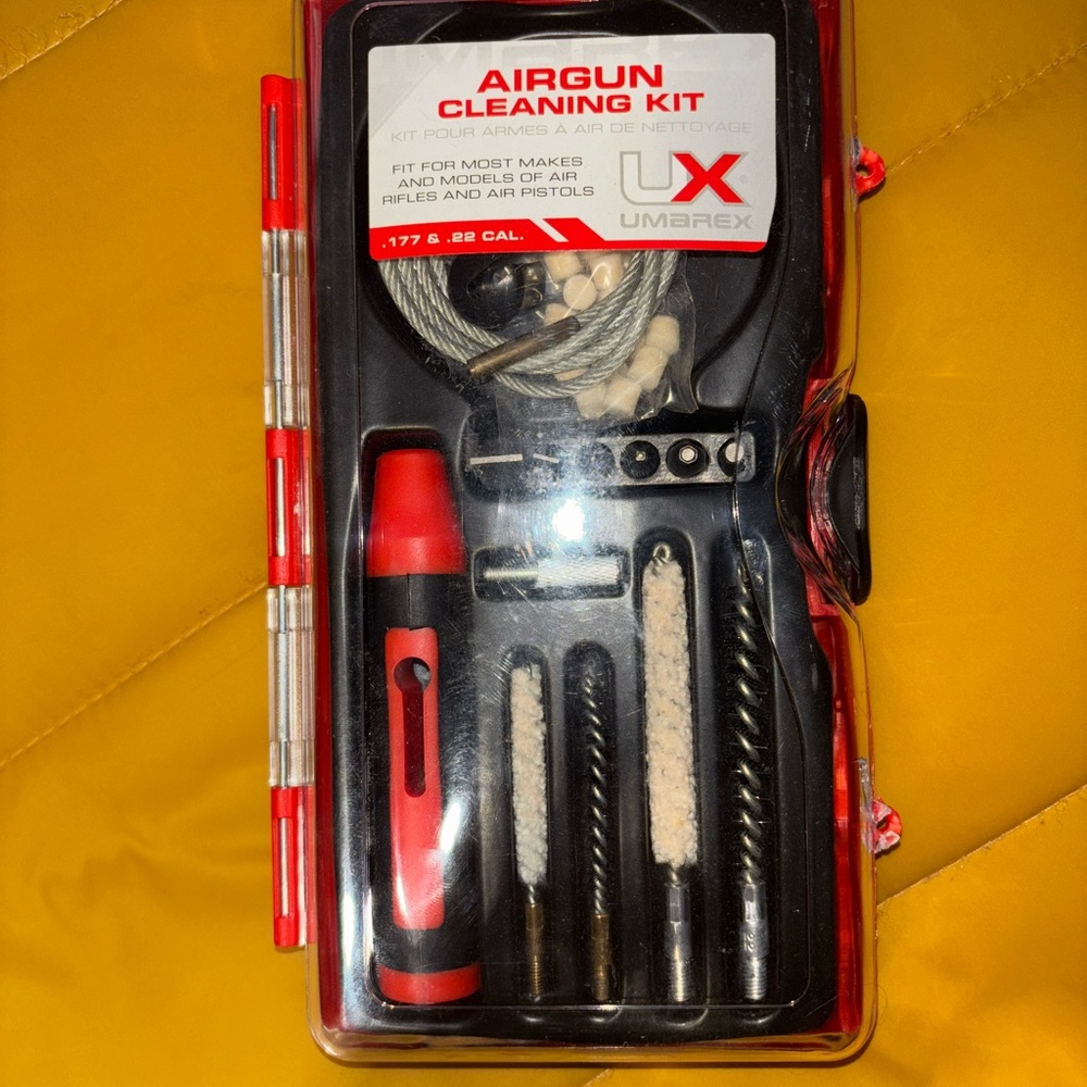 Airgun Cleaning Kit - Red and Black